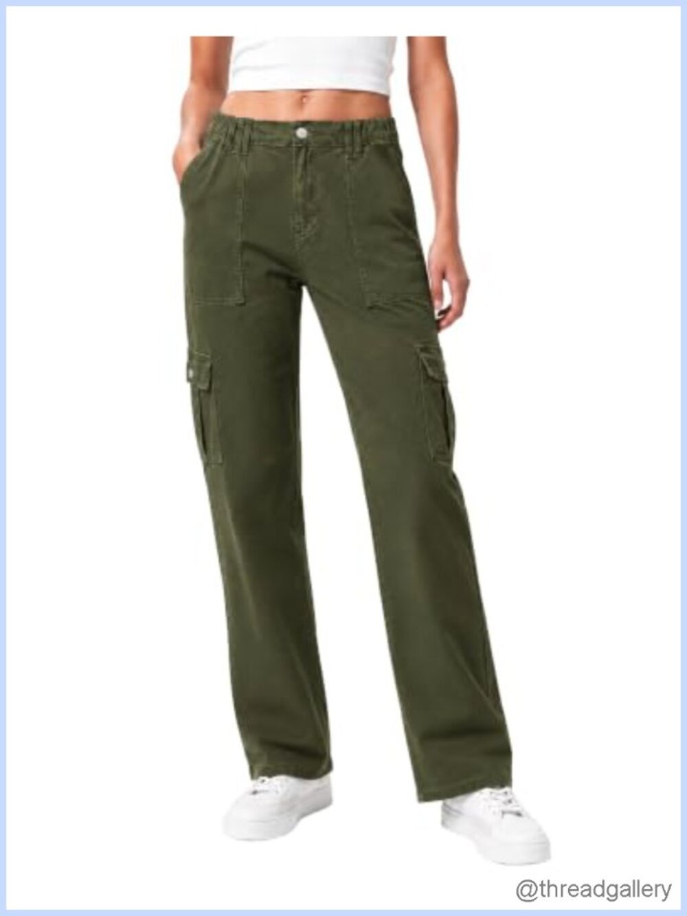 Tall Cargo Pants Women 31" 33" Inseam Straight Leg Utility Work Pants